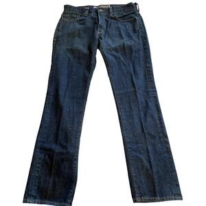 Levi's Y2K Style Skinny 511 Dark Wash 100% Cotton Mens Jeans 36W/32L Retro Denim